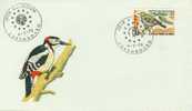 LUXEMBOURG  756 FDC Premier Jour : Protection Des Oiseaux ( Roitelet ) - FDC