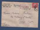 ENVELOPPE NEW YORK CITY VERS PARIS 14 OCTOBRE 1930 - NOMBREUSES OBLITERATIONS - Storia Postale