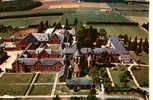 CARTE POSTALE DES ENVIRONS DE CHIMAY - FORGES - ABBAYE ND DE SCOURMONT - VUE AERIENNE - Chimay