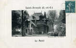 78 - YVELYNES - ST ARNOULT - VILLA " LE MENIL " - JOLIE CARTE STYLE GRAVURE - St. Arnoult En Yvelines