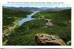 ETATS UNIS Lake Lure From Precipice Above Chimney Rock  (Editeur Asheville Post Card) - Andere & Zonder Classificatie