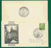 GERMANY - 1954 COMM COVER  THE BEFTNERTOR - With COMM CARD CANCELLED OEISENFELD - Briefe U. Dokumente