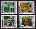 2002 (Zumstein 1061 - 1064) Dauermarken, Insekten ** - Unused Stamps