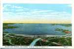 ETATS UNIS SALUDA DAM, SHOWING LAKE MURRAY, 12 MILES FROM COLUMBIA  (Editeur GAYDEN Brothers Charleston) - Columbia