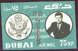 Dubai Mi. N° 144 B ** Geschnitten 1964, 22. Nov. 1. Todestag Von John F. Kennedy - Dubai