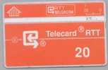 Belgie Telecard Rtt 20 - Sans Puce