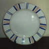 Longwy Oval Bleu - Ancienne Assiette  - Oud Bord - Old Plate - AS 1778 - Longwy (FRA)