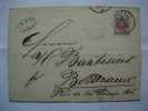 L N°25 RIGA 18DEC1876 VIA RUSSIE ERQUELINES PARIS 2JAN1877>BORDEAU 3JAN1877 - Covers & Documents