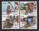 100 ANS DU SCOUTISME 4V NEUFS ** // MNH // - FIJI - Nuevos