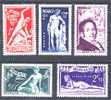 Monaco 1948  Sculpteur Bosio 314/18  Neuf (trace De Charniere) Serie Compl. 5 Valeurs - Unused Stamps