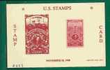 US STAMPS - STAMP CARD SCOTT # 979 - AMERICAN TURNERS - Souvenirkarten