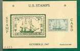 US STAMPS - STAMP CARD SCOTT # 951 - U.S. FRIGATE CONSTITUTION - Souvenirs & Special Cards