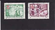 Hongrie Taxe Yv.no.243/4 Obliteres,serie Complete - Strafport