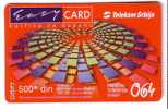 SERBIA - Prepaid GSM Card - EASY CARD - 500. Din - Jugoslavia