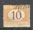 ITALIE ITALIA ITALY SEGNATASSE   Sass. N°  21 / YT TAXE  N° 21 - Postage Due