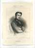 - PORTRAIT DE GERALDY . LITHO DU XIXe S. - Lithographien