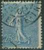 FRANCE 132 (o) Type Semeuse Sur Fond Ligné De Roty Gravée Par Mouchon (4) - Used Stamps