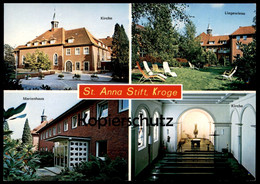 ÄLTERE POSTKARTE ST. ANNA STIFT KROGE EHRENDORF LOHNE Bei Diepholz Sankt Anna Kirche AK Ansichtskarte Postcard Cpa - Lohne