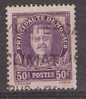 MONACO, 1933 , Yvert N° 116 , Prince Louis II, 50 C Violet Obl. ; TB - Gebraucht