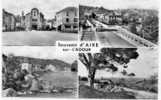 40 ) FL ) Souvenir D'AIRE Sur L'ADOUR, CPSM Petit Format N&B, Multivues - Aire