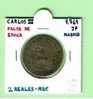 CARLOS III 2 REALES  1.761 JP MADRID FALSA DE EPOCA   MBC/VF      DL-751 - Autres & Non Classés