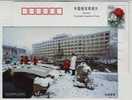 Take A Photo Of Snow Scence,camera,China 2004 Zhejiang Campus Advertising Pre-stamped Card - Photographie