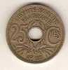 25 Centimes "Lindauer" 1928 TTB - 25 Centimes