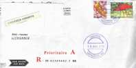 BRASILE 2003 -  Raccomandata Per La Lituania - Uccello - Lettres & Documents