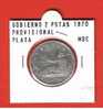 GOBIERNO PROVISIONAL 2 PESETAS  PLATA 1870 MBC   DL-795 - Other & Unclassified