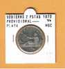 GOBIERNO PROVISIONAL 2 PESETAS  PLATA 1870 #74 MBC   DL-802 - Autres & Non Classés