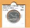 GOBIERNO PROVISIONAL 2 PESETAS  PLATA 1870 #74 MBC  DL-806 - Other & Unclassified