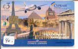 Télécarte CYPRUS (40) Phonecard AIRPLANE - Cipro