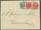 DENMARK, 20 OERE FRANKING TO GERMANY 4 + 8 + 8 = 20, 1911 - Lettres & Documents