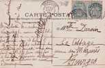 Tampon Postal VEAUGUES 30.08.1905 T.NET 18 SANCERRE 1905 TOUR FIEFS Ed: FA N°6/ VOYAGEE /C9038 - Sancerre