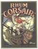 Etiquette De Rhum Corsair - Rhum