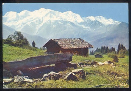 CPM 74 HAUTE SAVOIE Panorama Sur La Chaîne Du Mont Blanc - Rhône-Alpes