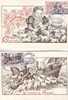 MONACO 1984 - CM - FDC (2) - Yvert 1451-1452 - Annullo Speciale Illustrato - Fiabe - Fairy Tales, Popular Stories & Legends