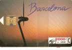 CP-031 BARCELONA 2000PTAS  NUEVA-MINT - Commemorative Advertisment