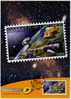 Calendrier émission Des Timbres 2e Sem. 2007 - Conqête De L´Espace + Timbre + Cachet FDC Paris - Autres & Non Classés