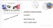 PAM CSN Ajaccio Foot  - Service National - Trous D\´agrafe - Prêts-à-poster:Stamped On Demand & Semi-official Overprinting (1995-...)