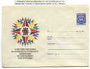 PS329 /  Mint 1968 IX WORLD FESTIVAL OF YOUTH AND STUDENTS SOFIA  Coat Of Arms Sofia Bulgaria Bulgarie Stationery Entier - Omslagen