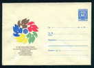 PS5748 / Uba Bulgaria PSE Stationery 1968 GLOBE Bird DOVE PIGEON IX WELTFESTIVAL DER JUGEND UND STUDENTEN , SOFIA 5 Mint - Enveloppes