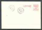 France Timbres De Distributeurs Sur Lettre  Rare  N° YT 20 - Altri & Non Classificati