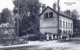 Cpa Montataire (60) La Gare , Côté Quai , Belle Animation . 1915 . Ed Millet - Montataire