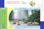China Pre-stamped Postcard, Waterfall Float Rafting  Roam - Other & Unclassified