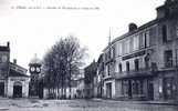 Cpa Nérac (47) Avenue De Mondenard Et Place Au Blé , Café Commercial , Maison Labadie .... Ed Tuja - Nerac