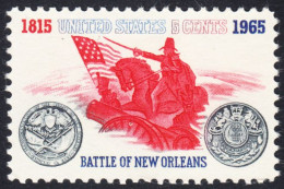 !a! USA Sc# 1261 MNH SINGLE (a1) - Battle Of New Orleans - Nuovi