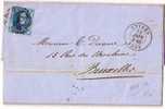 BELGIQUE  - Emis. 1858  N°11 - OBL. CERCLE DE BARRES N°4 - 1858-1862 Medaillen (9/12)