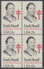 !a! USA Sc# 1823 MNH BLOCK - Emily Bissell - Nuovi