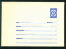 Ubh Bulgaria PSE Stationery 1972 STANDARD Blue Mint /3850 - Omslagen